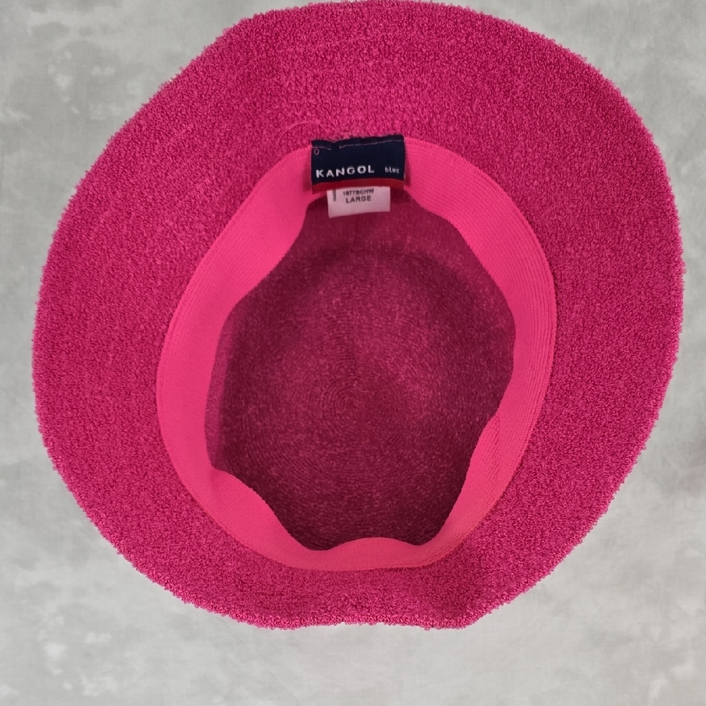 Rare Kangol Blue - Hot Pink Terry Bucket Hat - Picture 4 of 5